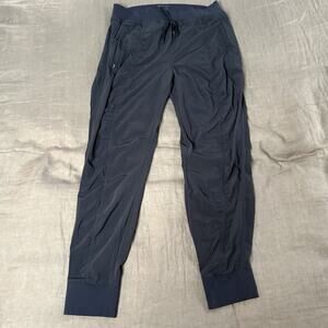 Athleta Altitude Mid Rise Jogger Pants Navy Blue Size 10
